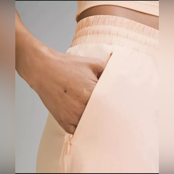 Lululemon Size 4 Swift Mid-Rise Wide-Leg Pant Full Length Peach Bellini (a3 - Picture 2 of 16
